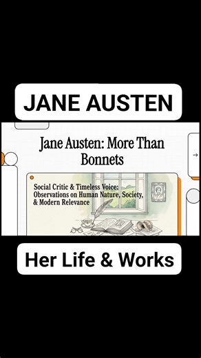 Jane Austen — Her Life and Works #englishliterature #JaneAusten | English literature
