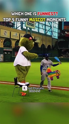 Top 5 Funniest MLB Mascot Moments Ever