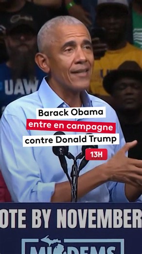 🇺🇸 Barack Obama entre en campagne contre Donald Trump à moins de dix jours des élections de mi-mandat aux Etats-Unis. Entre humour et virulence, l'ancien président américain a multiplié les attaques contre son successeur et appelé les électeurs à se mobiliser. #jt13h #sinformersurtiktok #etatsunis #obama #trump