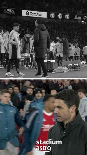 Arteta couldn't find Emery to shake hands at full time