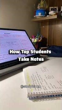 How Top Students Take Notes📚🔥💯 #studymotivation #study #students #motivation