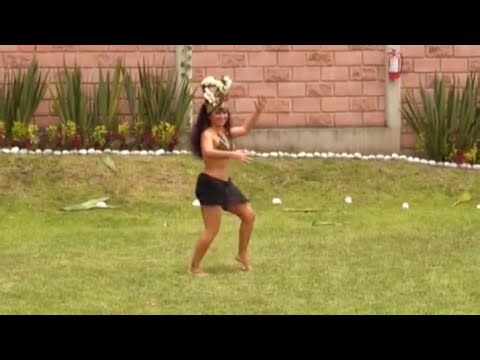 Wild Tahitian Dance in Garden | Powerful Island Moves 🔥