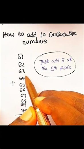 addition Short cut #tutorial #maths #mathstricks