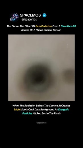 What Radiation Looks Like on a Phone Camera