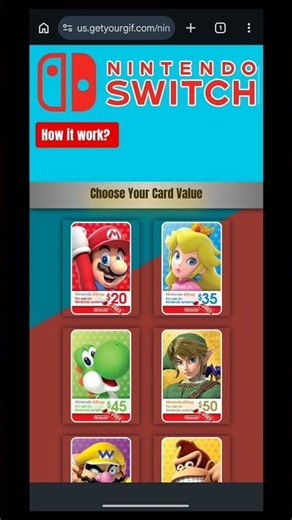 Free Nintendo Switch Gift Card Codes