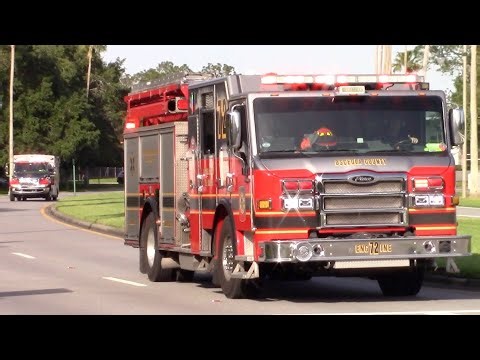 Osceola County Fire Rescue Engine 72 And Rescue 72 Responding 4-20-25