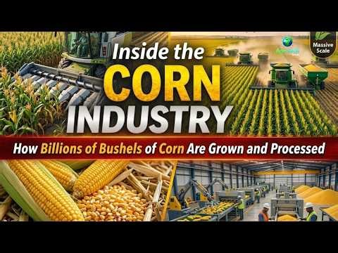 Modern CORN Farming Technology | Harvesting Billions of Tons Of CORN Annually