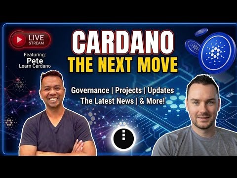 The Future of Cardano! Treasury Proposals, Governance, & More (Live With Pete)
