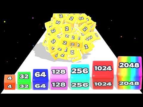 JELLY RUN 2048 ∞ ASMR Gameplay Android iOS • Big Update, New City, Infinity Mode!
