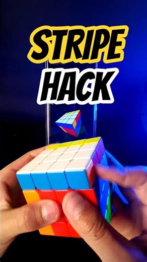 How to make the STRIPES Pattern on a 4x4 Cube! Cube Solver App