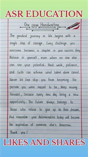 English writing kaise sudhare | how to improve english handwriting | One page handwriting practice