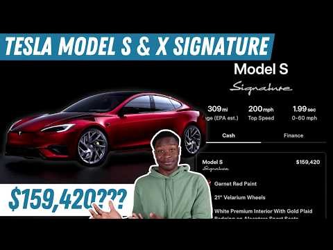 Tesla Model S & X Signature Edition Explained – Here Is What $159K Gets You