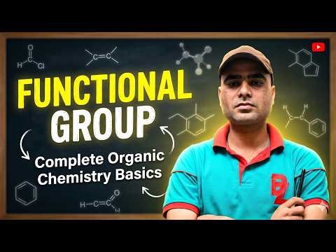 “Functional Groups Full Chapter in 1 Video ⚡ Crash Course”