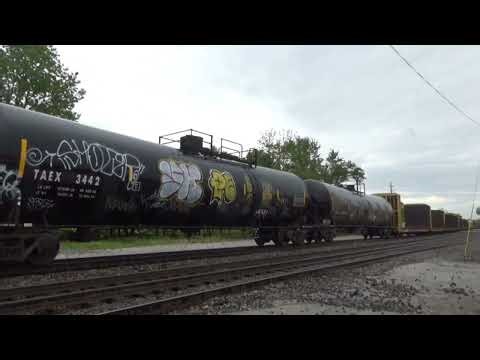 CSX 7020 leads train M512 'Radnor Yard-Nashville, TN-Avon, IN.' Terre Haute, IN. 4/24/26 #train 