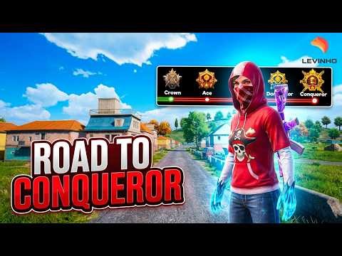 🔴NEW SEASON PUSHING RANK TO CONQUEROR | PUBG MOBILE🔴