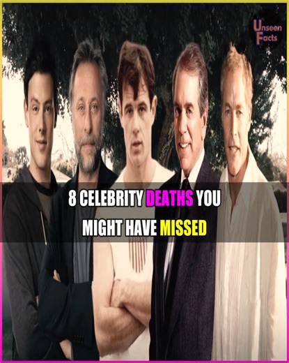 8 Celebrity Deaths You Might Have Missed #celebrity #celebrities #hollywood #entertainment #entertainmentnews #entertainmentvideo #entertainmentworldhd #entertainmentcenter #entertainmentcenter #actor #actresses #hollywoodlife #hollywoodstar #hollywoodactors #hollywoodactress #hollywoodmovies #hollywoodstudios #celebritylife #celebritylifestyle #celebritynews #celebrityupdates #hollywoodnews #hollywoodupdates #hollywoodgossip #celebritygossip #celebstyle #CelebStatus #CelebSpotted | Unseen Facts
