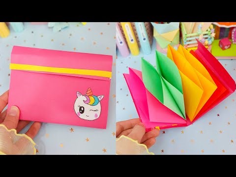 DIY Paper File Folder Hack 🦄 Easy Paper Organizer | Simple Paper Crafts | Back-to-School Ideas