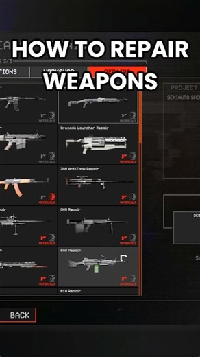 How to Repair Weapons in The Forever Winter #shorts