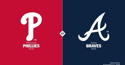 Philadelphia Phillies at Atlanta Braves Game Story, Scores/Highlights - 09/11/2026