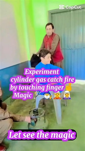 Cylinder catch fire| Static electricity|#experiment #science #physics #shorts #viral #funny