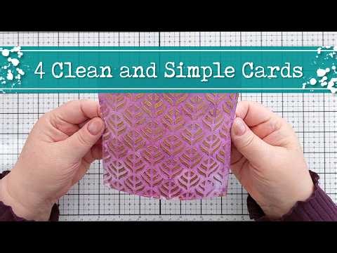 USE IT OR LOSE IT! Terrific Texture Paste Ideas for Clean and Simple Cards! [2026/068]
