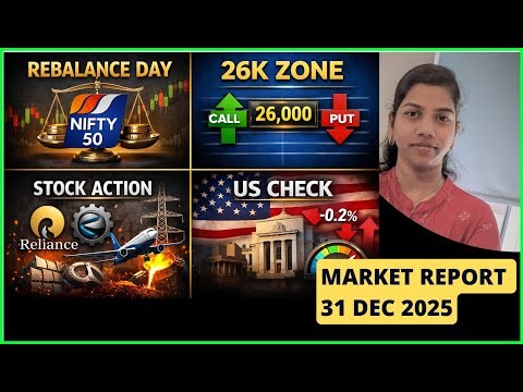 Nifty Rebalancing & Expiry Secrets, #Nifty #BankNifty Pre Market Report | 31 Dec 2025 Range