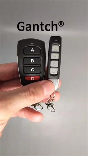 Gantch 433MHz Universal Remote Control Key Fob – 4-Button Garage Door Opener & Electric Gate Remote, Long Range Wireless Transmitter, Easy Program Replacement | Lazada