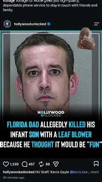 Florida Man + leaf blower