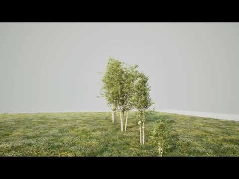 Space Engineers 2: Birch-like Trees