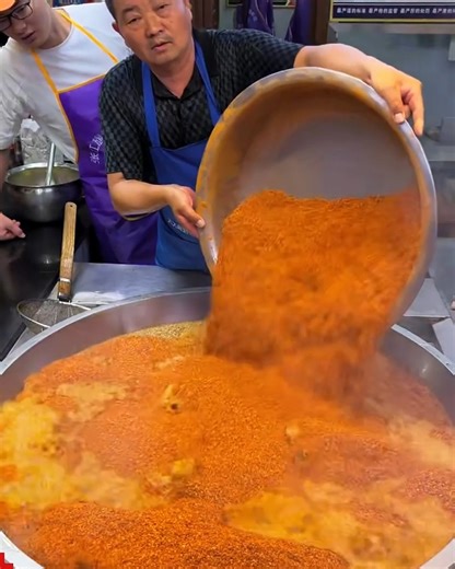 Most insane giant street food noodle making in China | The Food Ranger