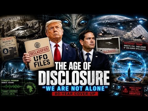 THE AGE OF DISCLOSURE: Trump’s UFO Files, Alien Craft & The Secret War Hidden Since Roswell