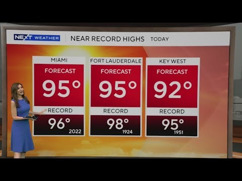 Heat advisories issued as more potentially record-breaking heat moves into South Florida