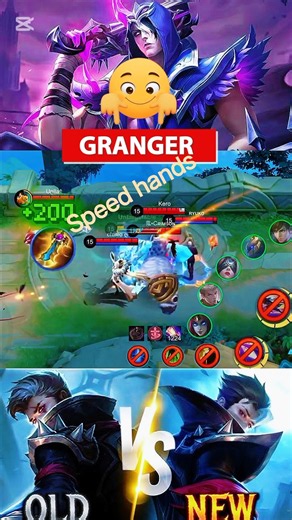 Granger Best builds 🔥 #mlbb #gaming #mobilelegends #granger