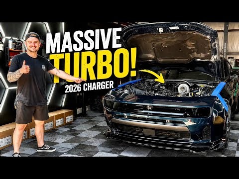 We Put a MASSIVE Turbo on the 2026 Dodge Charger
