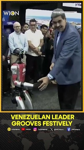 Venezuela: Maduro Dances With AI Robot to Gaita Music in Festive Venezuela | WION