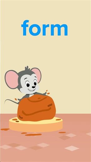 Kindergarten Sight Word: Form | ABCmouse #learning #education #sightwordsforkids #kindergarten