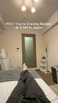 POV: You're Craving Ramen at 3 AM in Japan