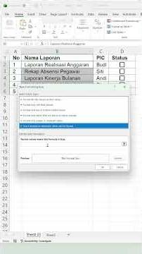 Cara Membuat checklist otomatis di Excel 365