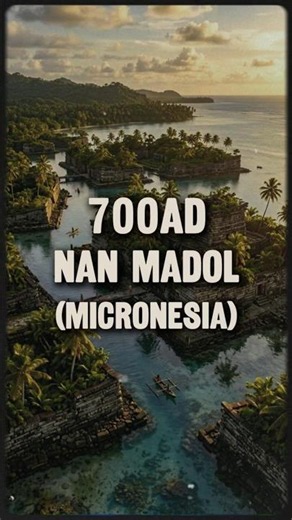 Waking up in 700AD: Nan Madol, Micronesia | Venice of the Pacific #ancient #island #history #fyp