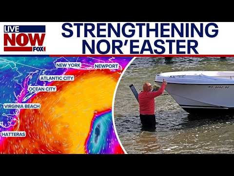 Nor’easter brings heavy rain, coastal floods to Jersey Shore