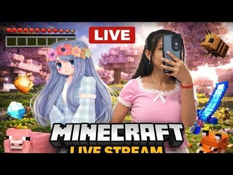 MINECRAFT LIVE 🔴 Survival Mode | Building & Exploring World 🌍🔥