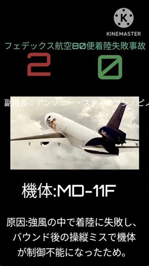 フェデックス航空80便着陸失敗事故は、強風下での着陸時に機体がバウンド（跳ね返り）を繰り返し、操縦入力の影響で機体姿勢が不安定となり、最終的に機体が墜落した。#Aviation#飛行機#丸いボール