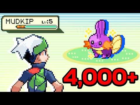 ✨ SHINY SUNDAY! Hunting MUDKIP in Pokemon Sapphire! (4000+ RESETS)
