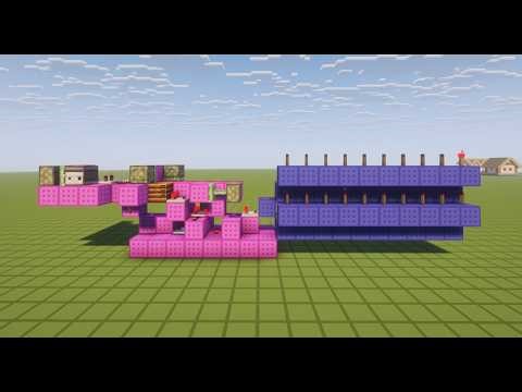 Minecraft Redstone - Counter Structure 1: Analog-to-Digital Conversion and Cycles