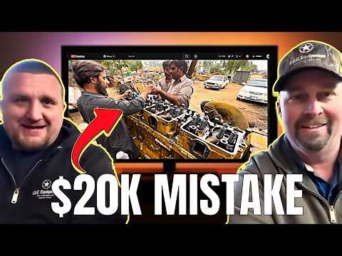 C&C REACTS: World's Sketchiest CAT Engine Rebuild