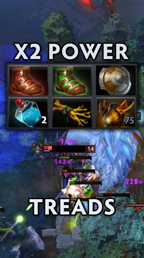 x2 Power Treads on Doom Dota 2 #Dota2