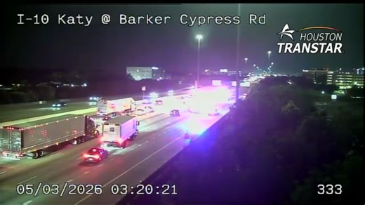 Katy Freeway reopens after crash involving at least 3 vehicles, HPD says