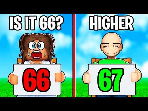 ROBLOX GUESS MY NUMBER | Funny Moments