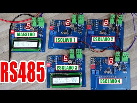 COMUNICACION RS485 industrial con ARDUINO, explicacion PRACTICA REAL