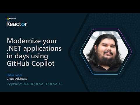 Modernize your .NET applications in days using GitHub Copilot